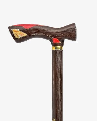 عصا عكاز فينجي شبيه مرجان وصدف