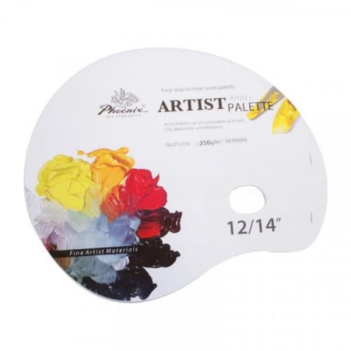 كراس ورق البليبت phoenix artist palette 14*12