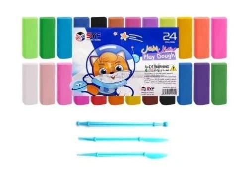 صلصال اسفنجي ملون للاطفال 36 لون