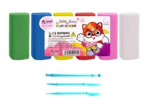 صلصال أطفال 6 الوان