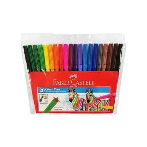 الوان سحرية 20 لون ( الوان فسفورية ) | Faber Castell