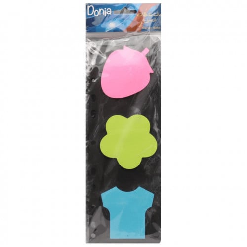 ورق ملاحظات ملون لاصق | DONIA