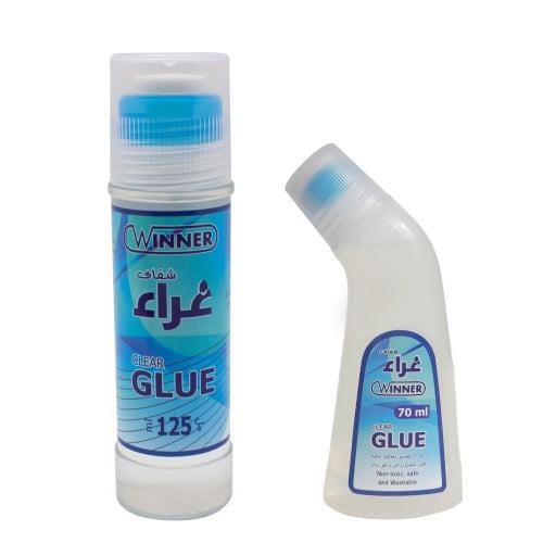 غراء شفاف بعدة أحجام | WINNER