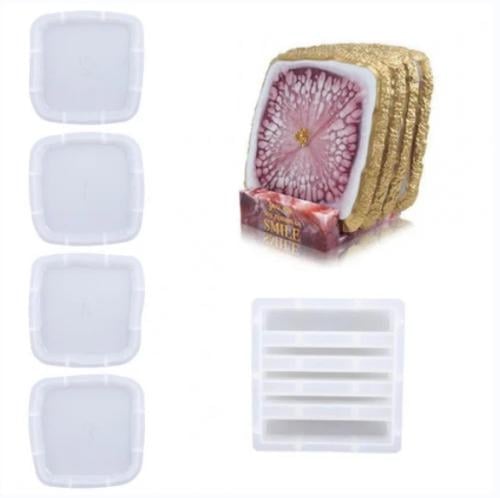 قالب سيليكون كوستر مربع