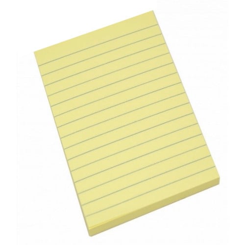 ورق ملاحظات لاصق مسطر 120*190ملم