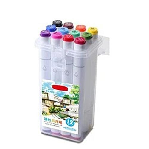 BOOKEY - MARKER CREATIVE COLOR DRAW     (12 COLOR )