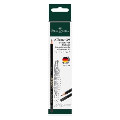 طقم أقلام رصاص ابو تمساح FABER-CASTELL | HB2