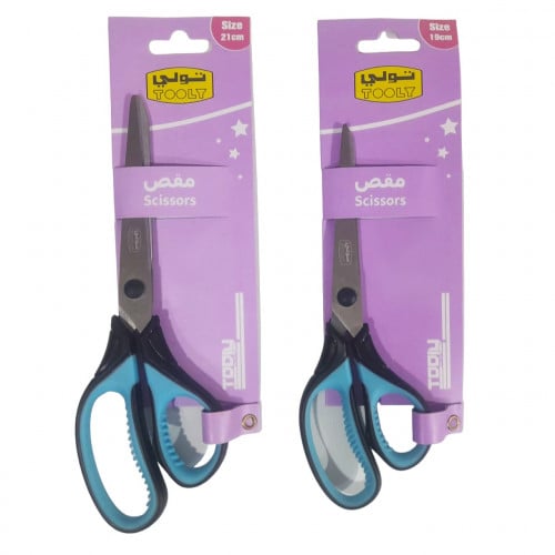 مقص ورق بحجمين | TOOLY