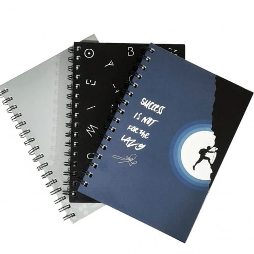 دفتر إنجليزي مقوى سلك BOOKEY | A4