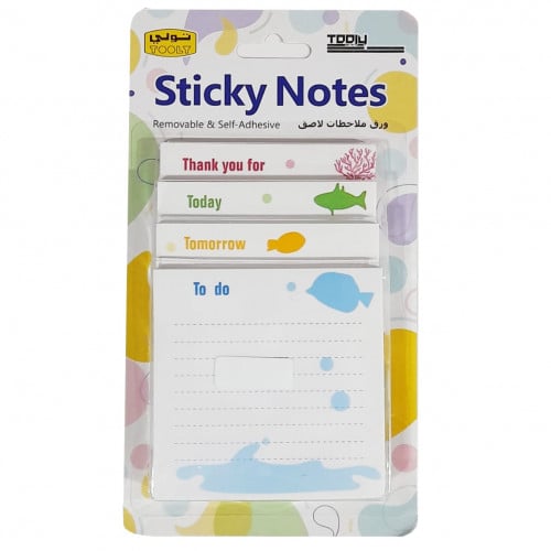 ورق ملاحظات لاصق | TOOLY