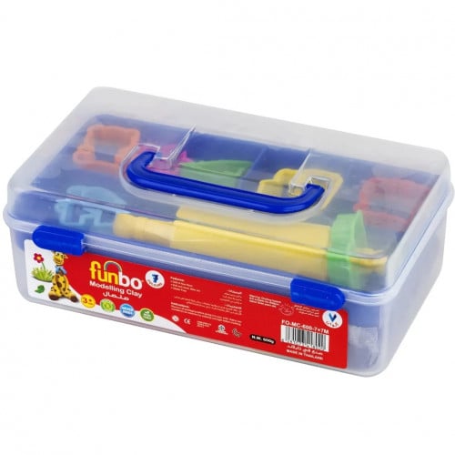 علبة صلصال ملون + قوالب | funbo