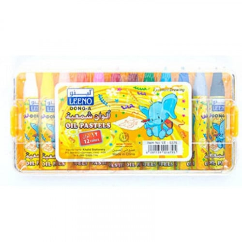 ألوان شمعية لينو 12 لون  Leeno