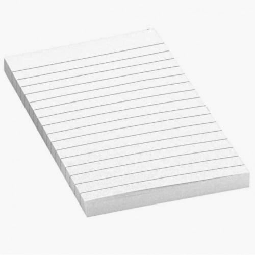 ورق ملاحظات لاصق مسطر بعدة أحجام | BOOKEY