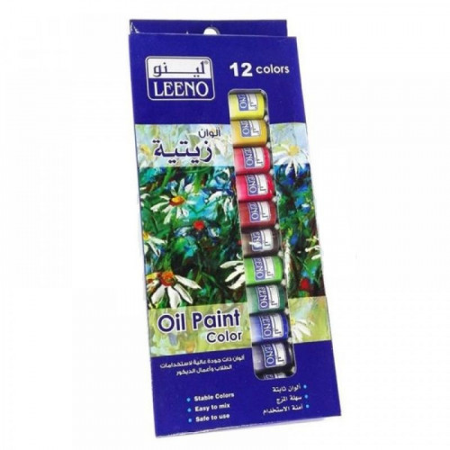 ألوان زيتية عصار 12 لون لينو