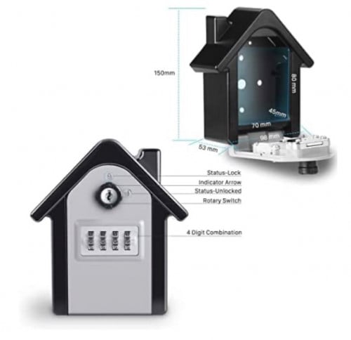 صندوق مفاتيح بقفل