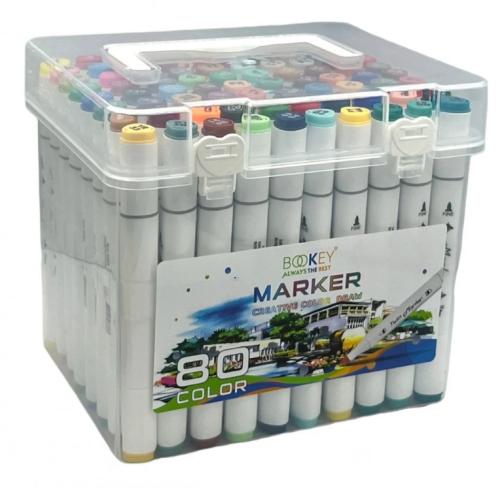 BOOKEY  - Marker - 80 Color