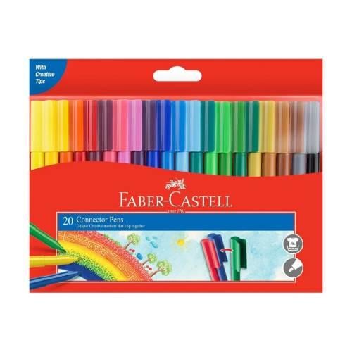 الوان سحرية 20 لون ( الوان فسفورية ) | Faber Castell
