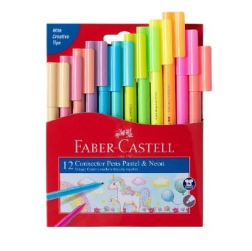 الوان سحرية 12 لون ( الوان فسفورية ) | Faber Castell