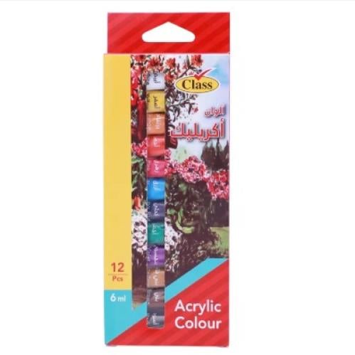 ألوان أكريليك 12 لون | Class