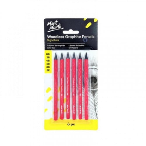 مجموعة اقلام فحم -6درجات | Mont Marte