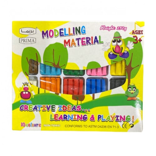 صلصال 10 ألوان | PRIMA
