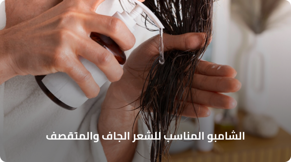 الشامبو المناسب للشعر الجاف والمتقصف