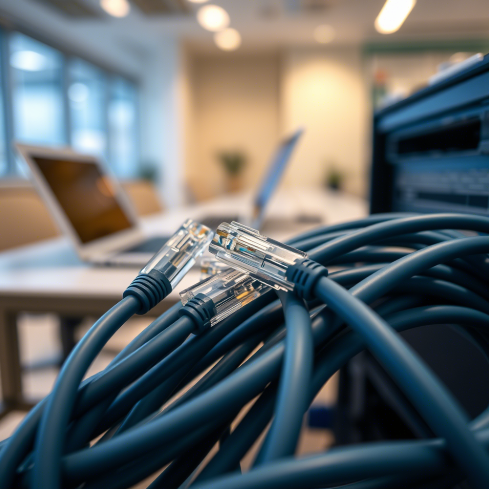 Extending Internet networks (CAT6) and replacing satellite and telephone wires