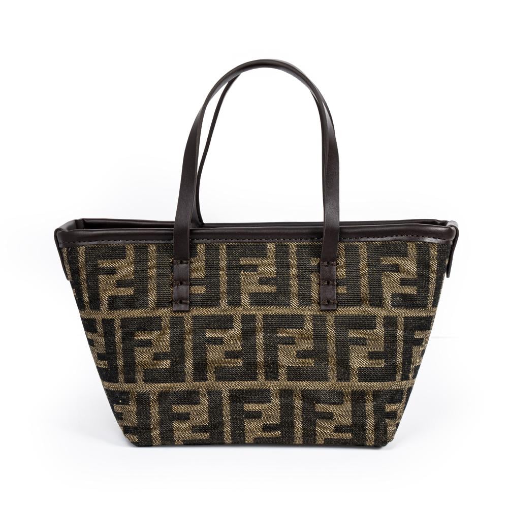 حقيبة فندي ميني مع نقش FF