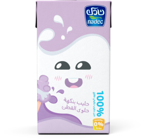 حليب نادك حلوى القطن ١٢٥ مل