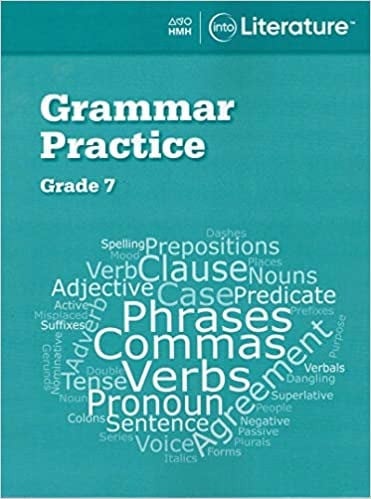 Into Literature Grammar Practice Workbook Grade 07 (9780358264149)