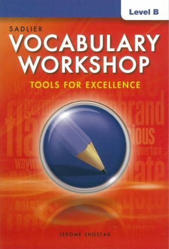Vocabulary Workshop Level B Tools for Excellence (2022) (9781421718071)