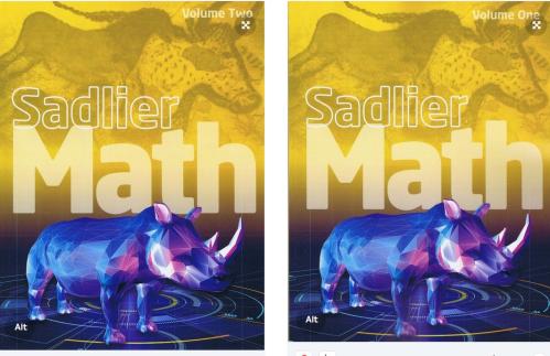 Sadlier Math S.B Volume1/2 GK(9781421789804-9781421789903)