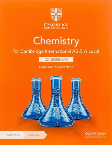 Cambridge International AS & A Level Chemistry Coursebook (978110886393)