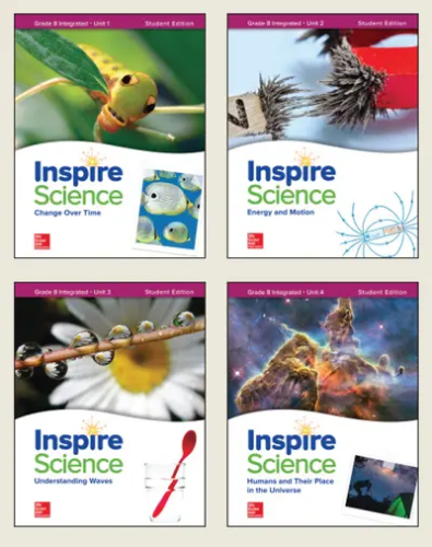 Inspire Science, G08 - Print Student Edition Bundle (Units 1-4)