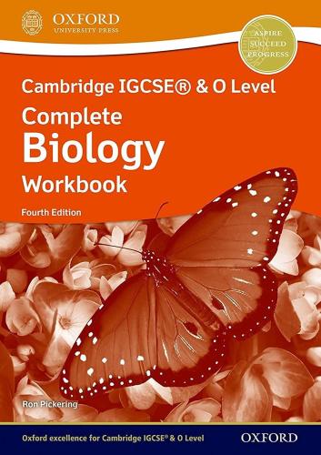 Cambridge IGCSE® & O Level Complete Biology: Workbook 4th Edition (9781382005838)