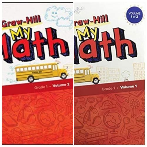 My Math Student Bundle, Grade 1 -Vol.1 + Vol .2 (9...