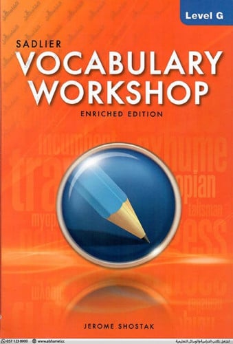 Vocabulary Workshop, Level G (9780821580127)