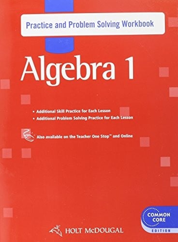 Holt McDOUGAL ALgebra 1 Workbook (G07&G08)(9780547709963)
