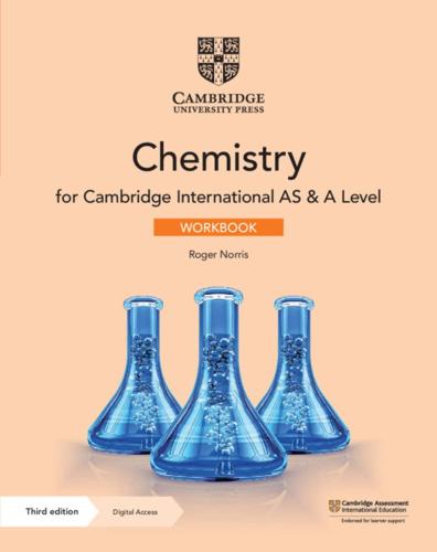 Cambridge International AS & A Level Chemistry Workbook (9781108859059)