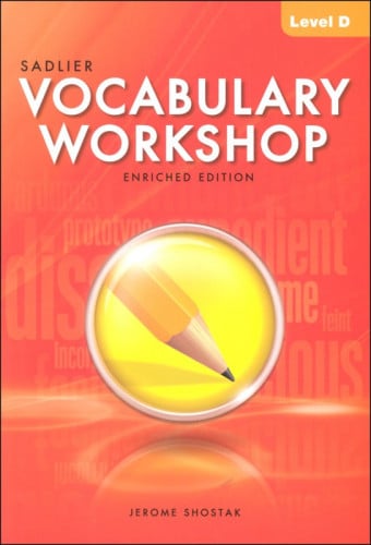 Vocabulary Workshop, Level D (9780821580097)