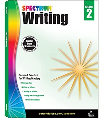 Spectrum Paperback Writing Book, Grade 2 (9781483811970)