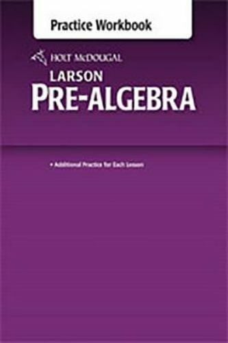 Holt McDougal Larson Pre-Algebra Common core practice workbook(9780547614601)