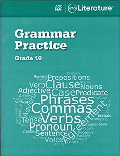 Into Literature Grammar Practice Workbook Grade 10(9780358264170)