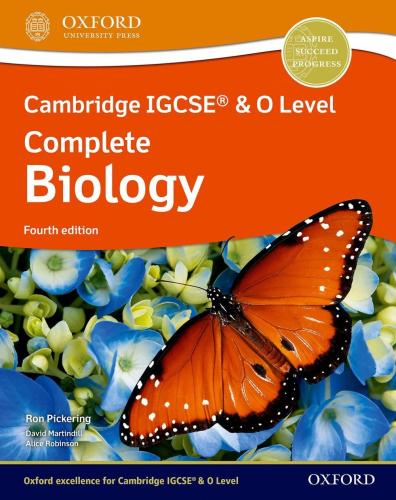 Cambridge IGCSE (R) & O Level Complete Biology: Student Book Fourth Edition (9781382005760)