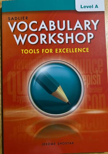 Vocabulary Workshop Level A Tools for Excellence (2022) (9781421718064)
