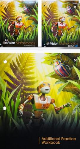 ENVISION MATHEMATICS  GRADE 6 VOL1-Vol.2 PRACTICE WORKBOOK(9781418269470-9781418269487-9781418269203)