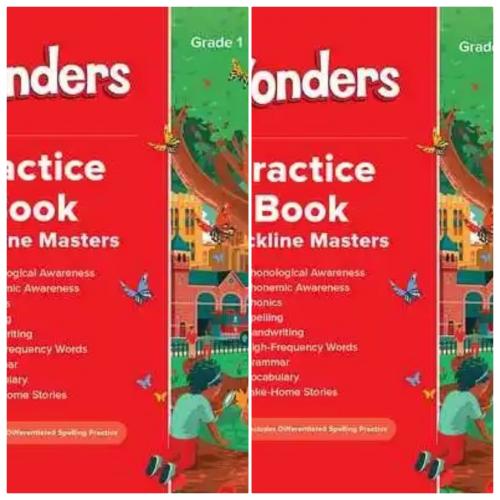Reading Wonders Practice Book 2023 G01 Vol 1 + Vol...