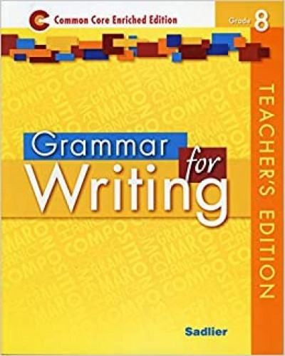 Grammar for Writing Grade 8 (9781421711188)