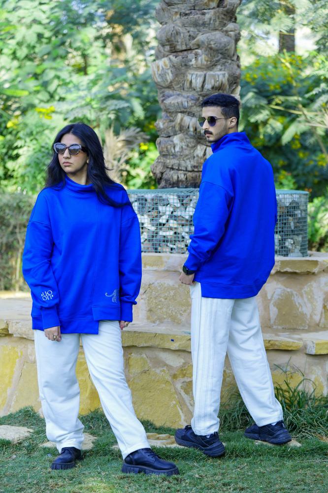 بلوفر  أزرق \  Blue pullover