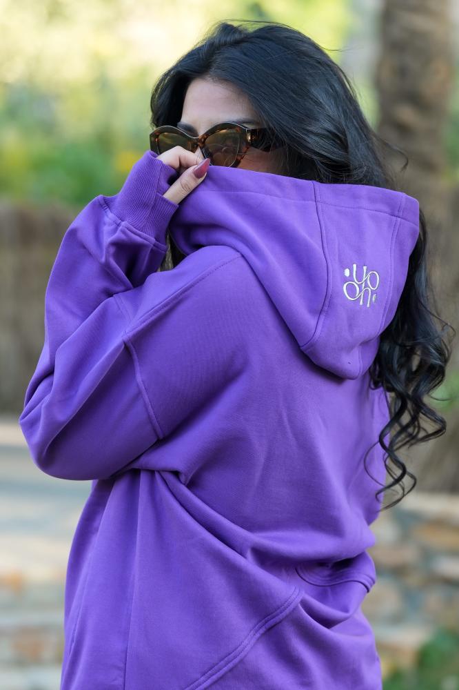 هودي بنفسجي  \ Purple Hoodie